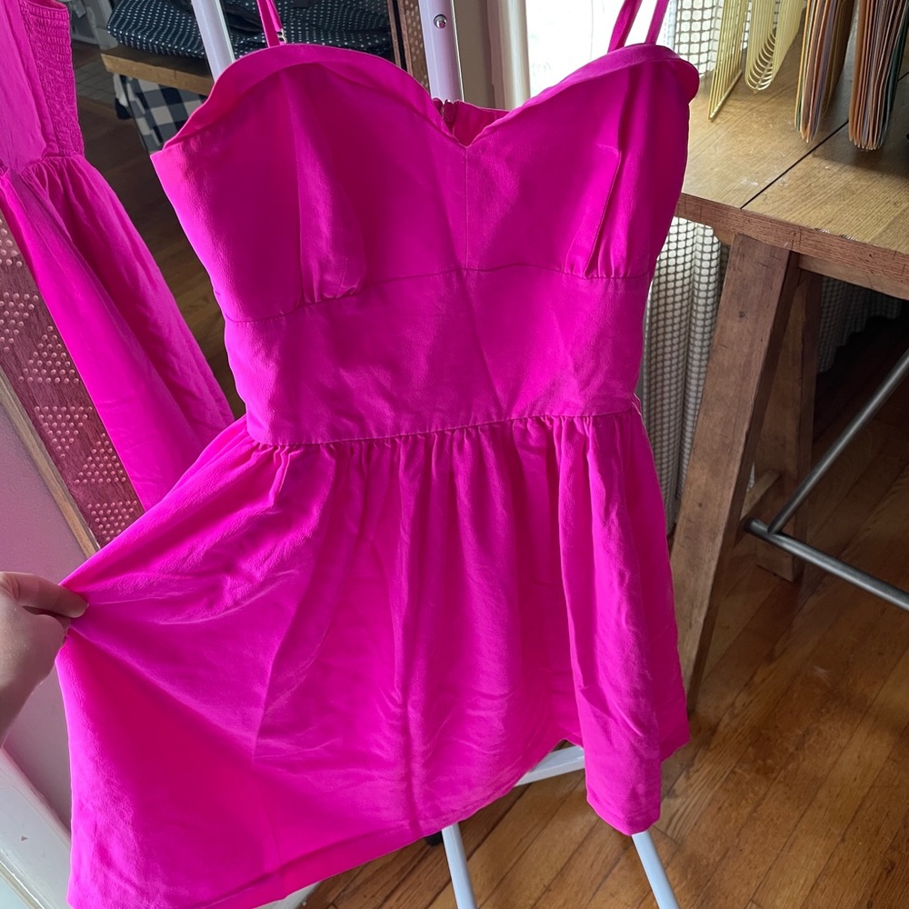 Hot pink Amanda Uprichard Dress